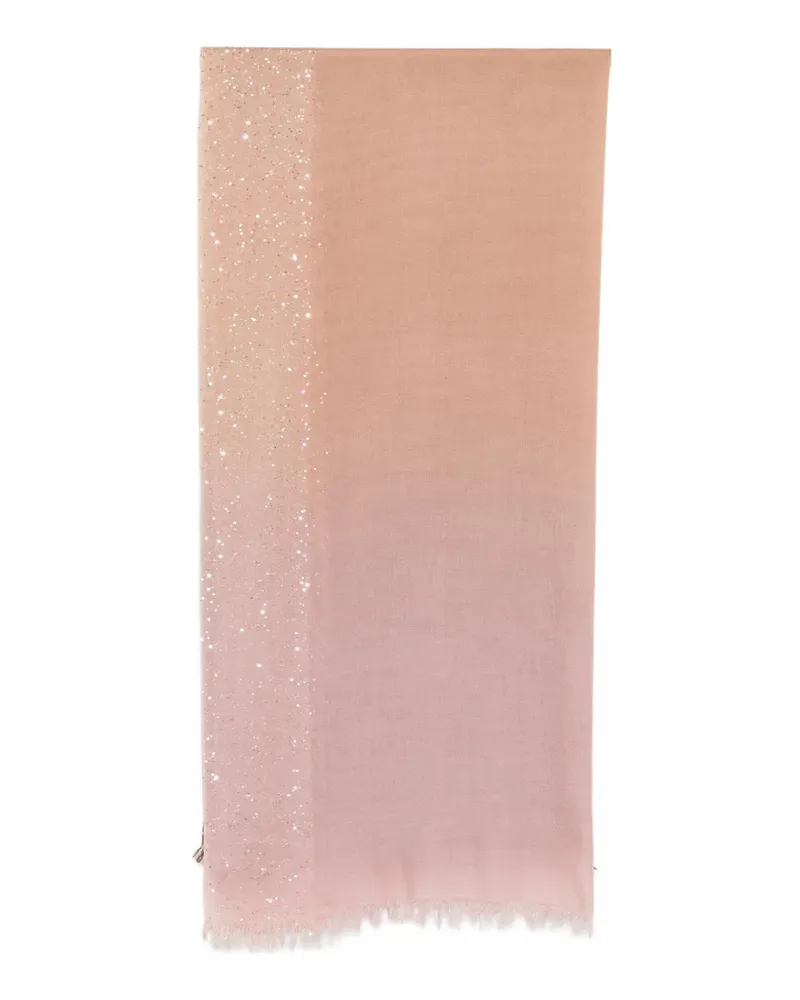 Faliero Sarti New Dania Schal mit Pailletten - Rosa Rosa