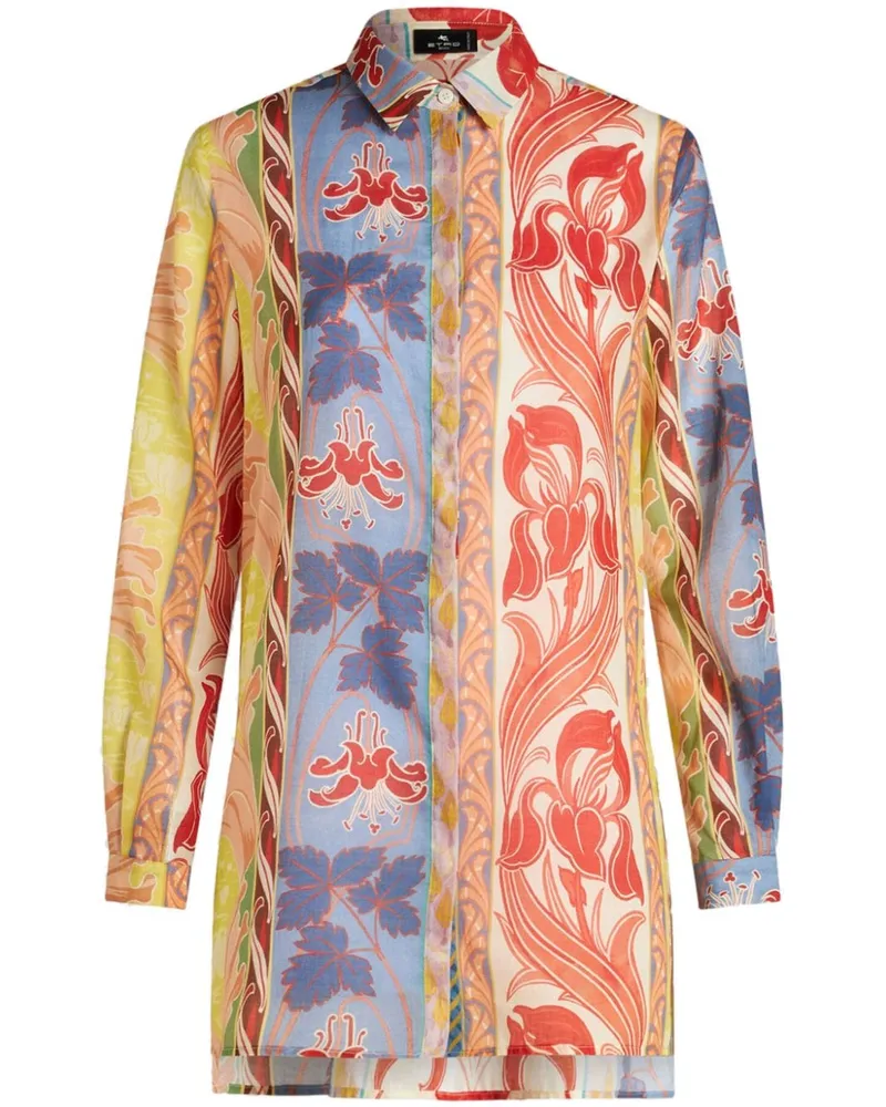 Etro Hemd mit Print - Blau Blau