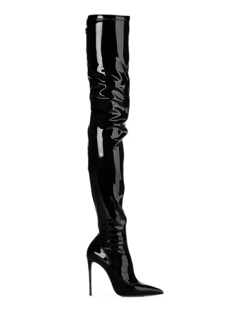Le Silla Eva Overknee-Stiefel - Schwarz Schwarz