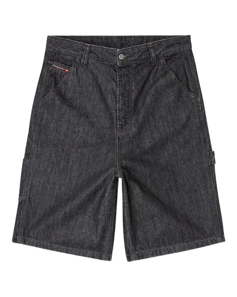 Diesel D-Livery-W Jeans-Shorts im Utility-Look - Schwarz Schwarz