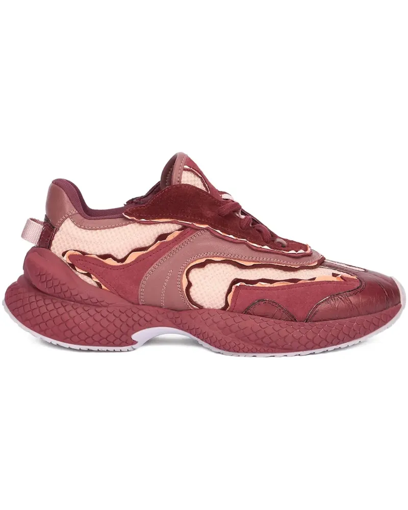 Roberto Cavalli Sneakers in Colour-Block-Optik - Rot Rot