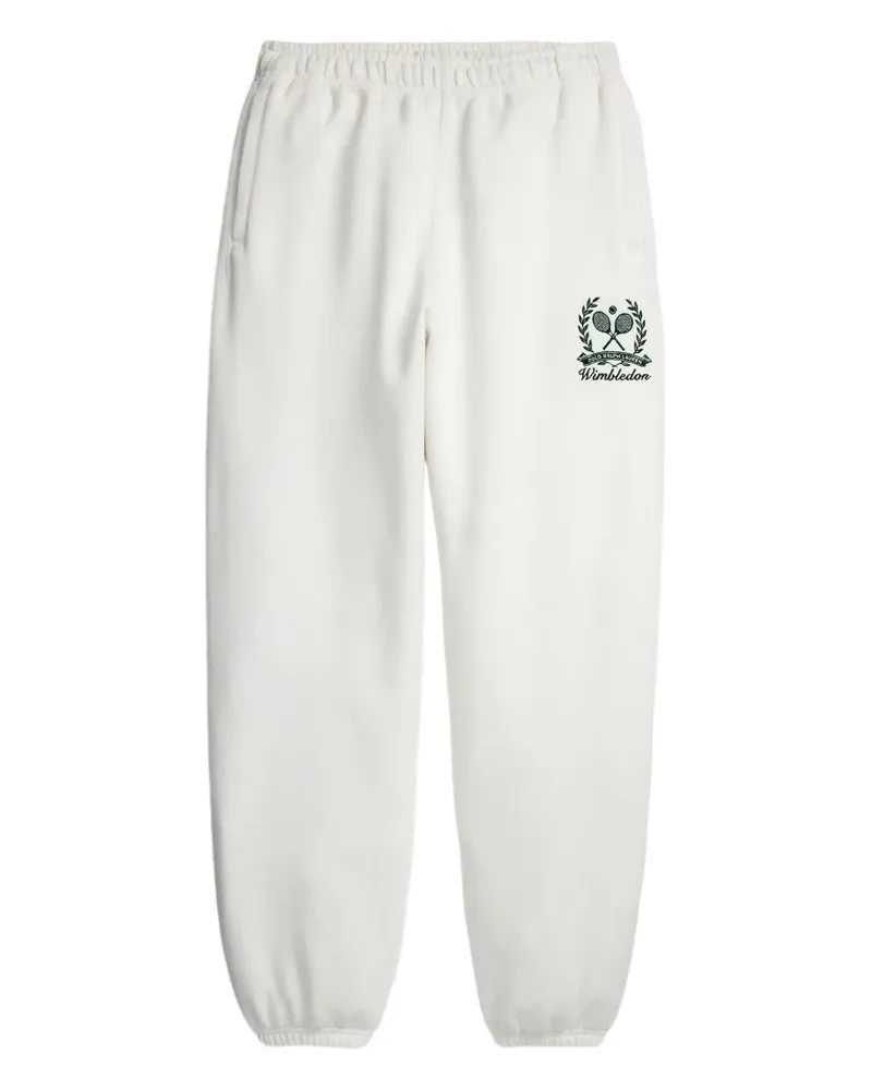 Ralph Lauren Jogginghose mit Logo-Stickerei - Weiß Weiß