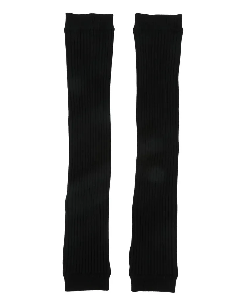 P.A.R.O.S.H. ribbed knit gloves - Schwarz Schwarz