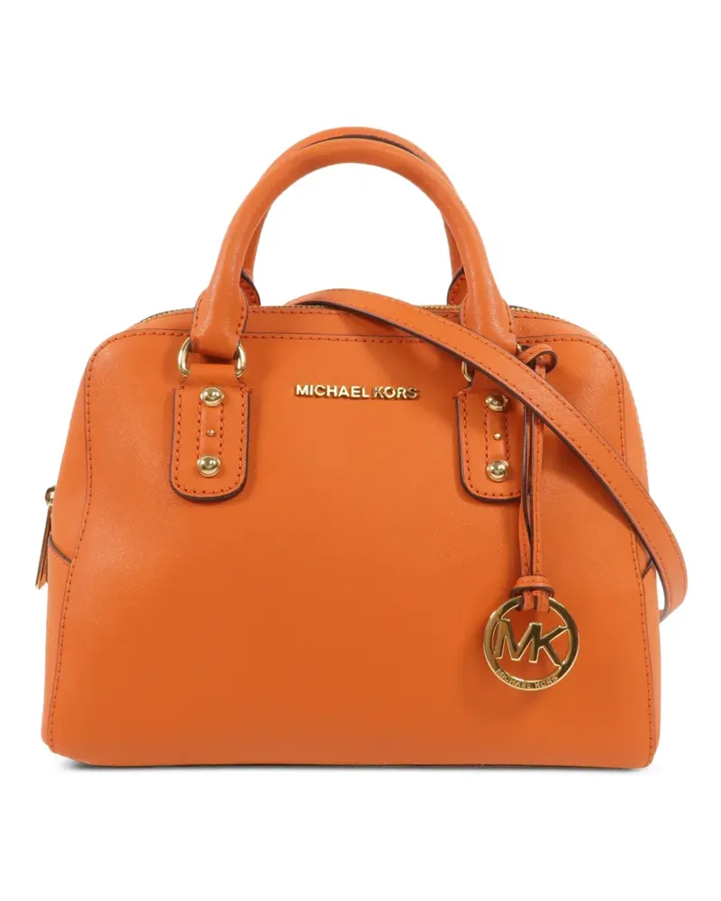 Michael Kors Beschichtete Tote Bag aus Canvas - Orange Orange