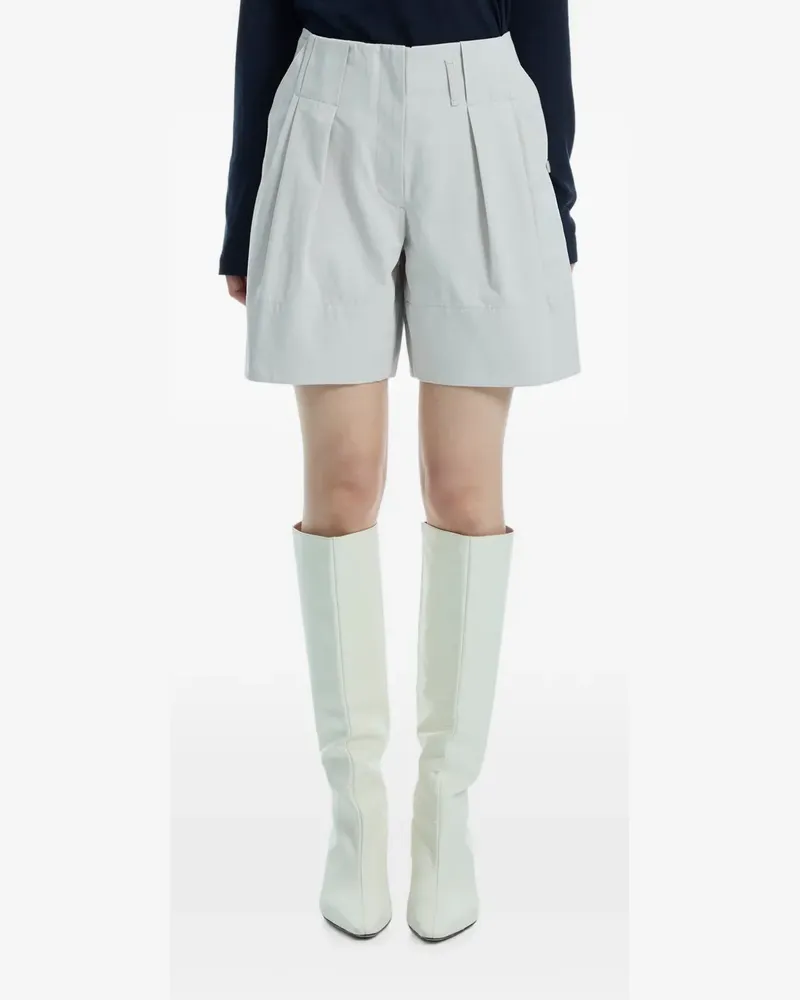 LOW CLASSIC Shorts mit Umschlag - Grau Grau