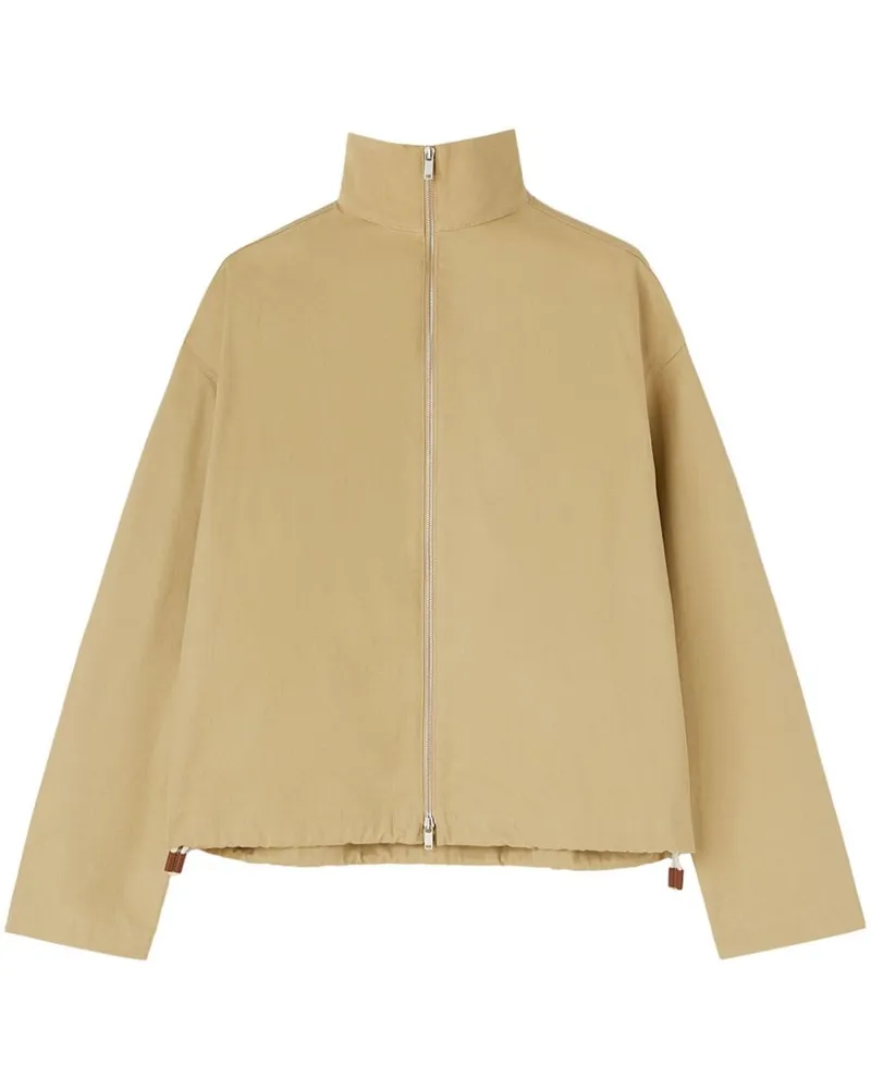 Jil Sander Bomberjacke mit Reißverschluss - Nude Nude