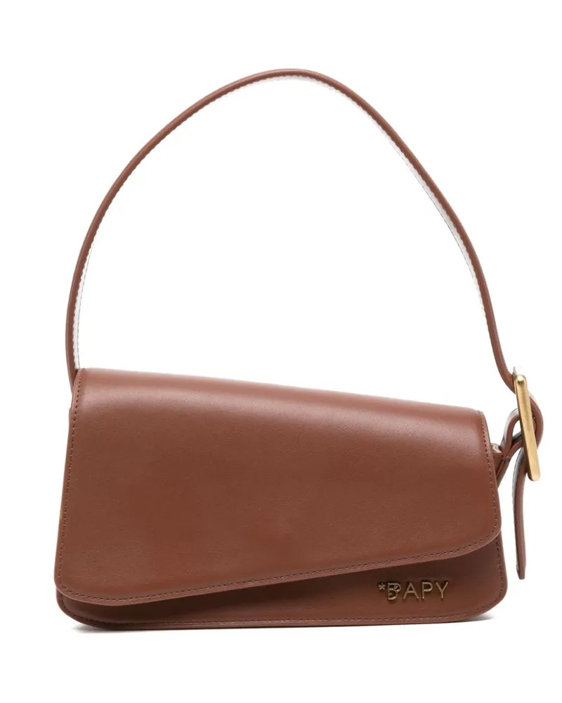 BAPE Schultertasche aus Leder - Braun Braun