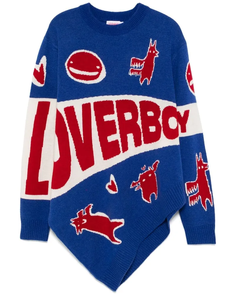 Charles Jeffrey Loverboy Topsy Turvy Loverboy Lojo Pullover - Blau Blau