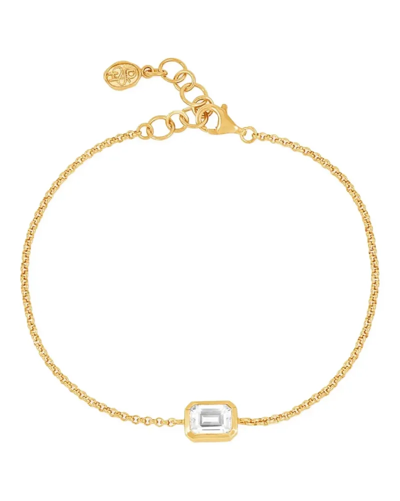 Dower & Hall Kettenarmband mit achteckigem Topas - Gold Gold