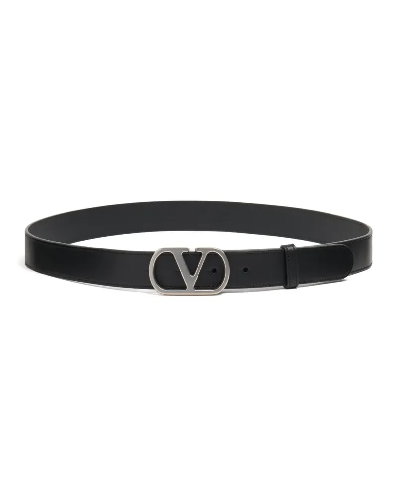 Valentino Garavani VLogo Signature Gürtel 30mm - Schwarz Schwarz