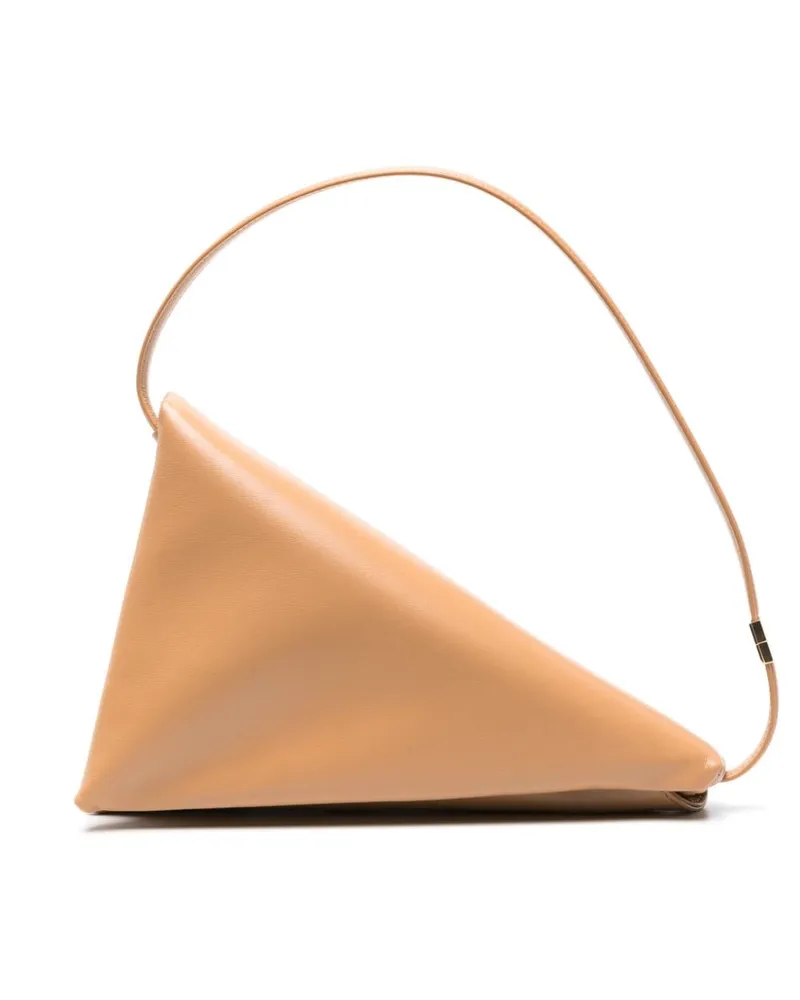 Marni Prisma Triangle Schultertasche - Nude Nude