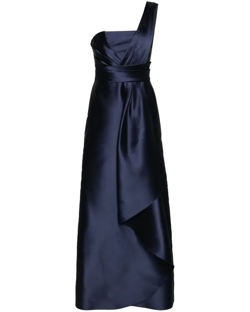 Alberta Ferretti Mikado Maxikleid - Blau Blau