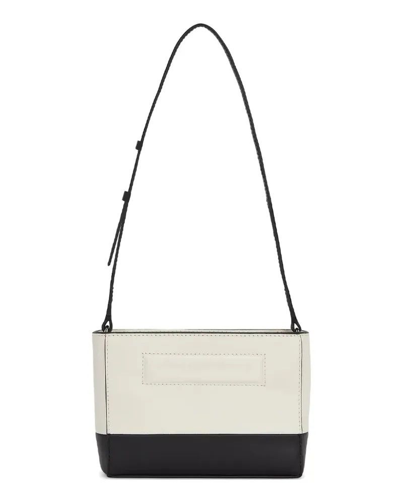Karl Lagerfeld Schultertasche in Colour-Block-Optik - Weiß Weiß