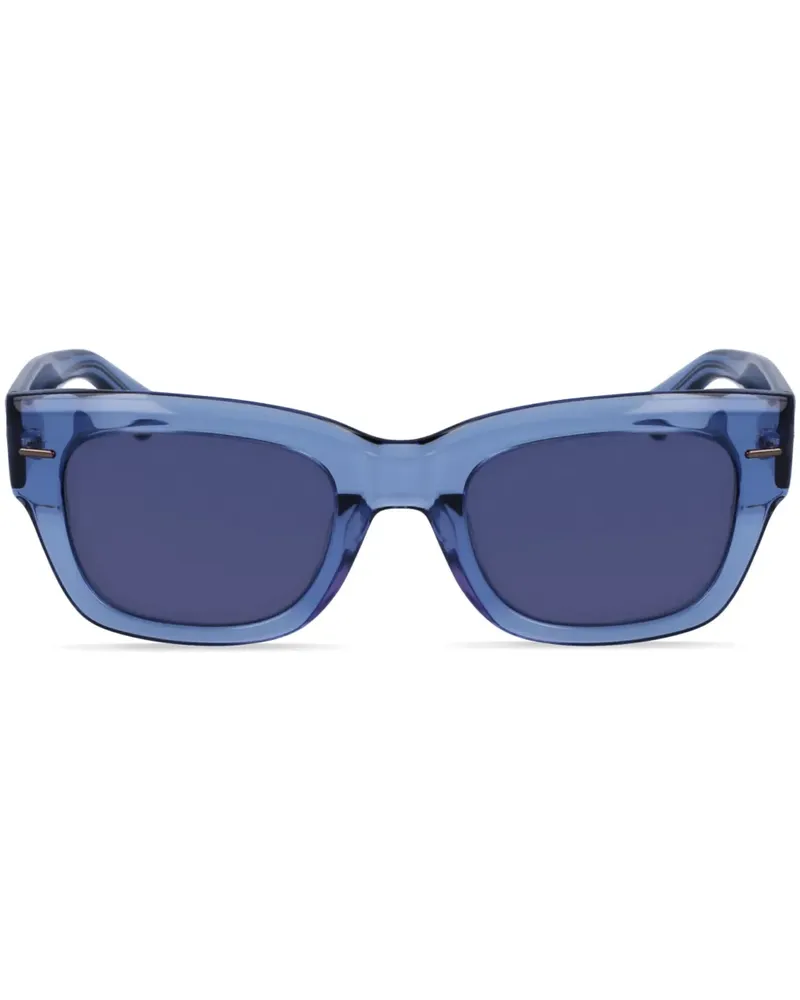 Calvin Klein Sonnenbrille mit eckigem Gestell - Blau Blau