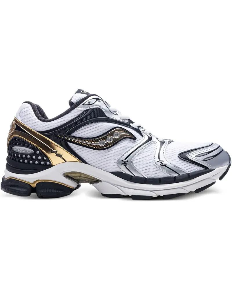 Saucony ProGrid Triumph 4 CS Gold Chrome Sneakers - Weiß Weiß
