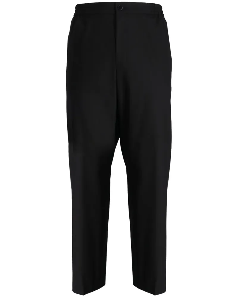 HUGO BOSS Hose mit Tapered-Bein - Schwarz Schwarz