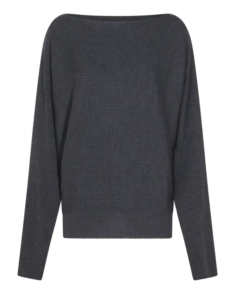 Aya Muse ribbed boat-neck sweater - Grau Grau