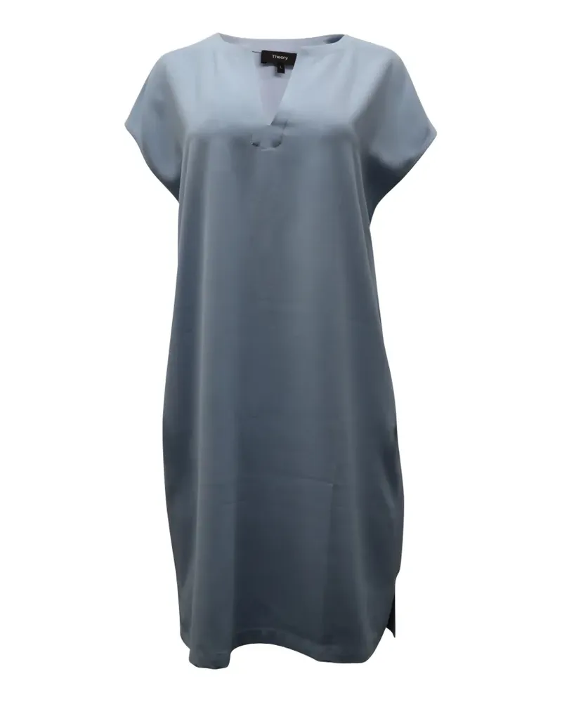 Theory short-sleeve dress - Blau Blau