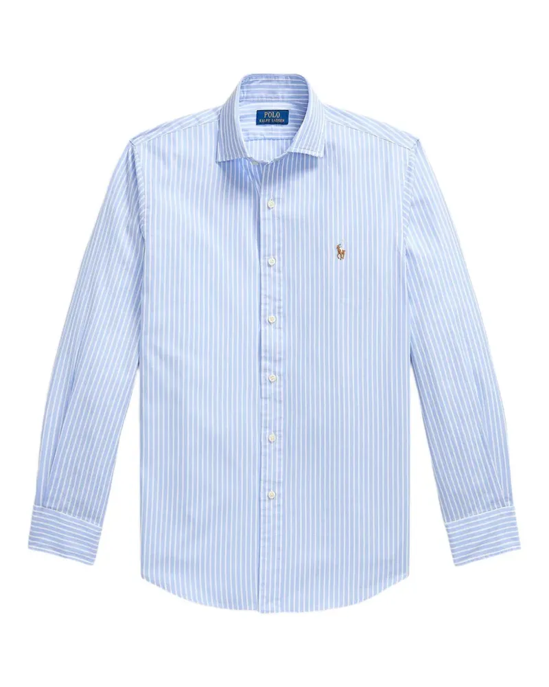 Ralph Lauren striped long-sleeve shirt - Blau Blau