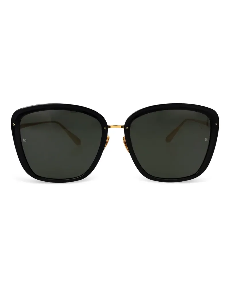 Linda Farrow Anais Sonnenbrille - Schwarz Schwarz
