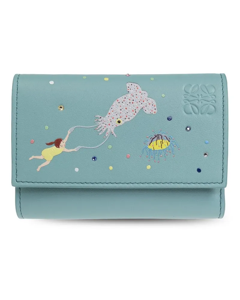 Loewe Squid Portemonnaie - Blau Blau
