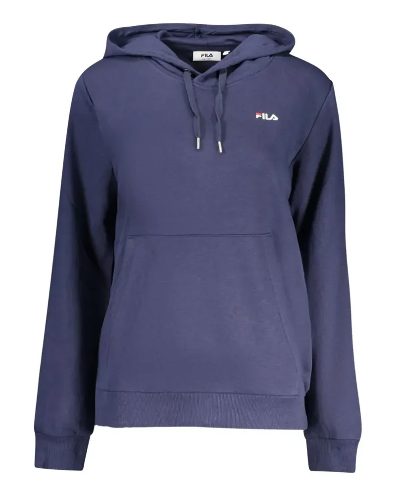 Fila logo-patch hoodie - Blau Blau