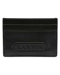 Lanvin Kartenetui mit Logo-Patch Schwarz