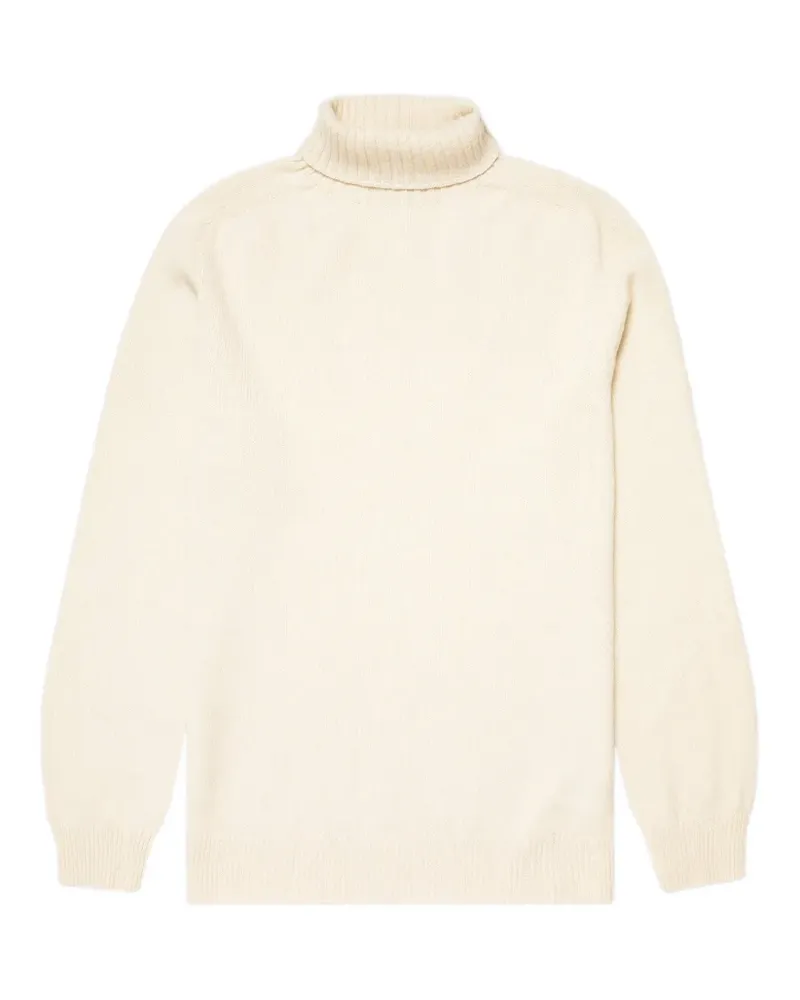 Sunspel roll-neck sweater - Nude Nude