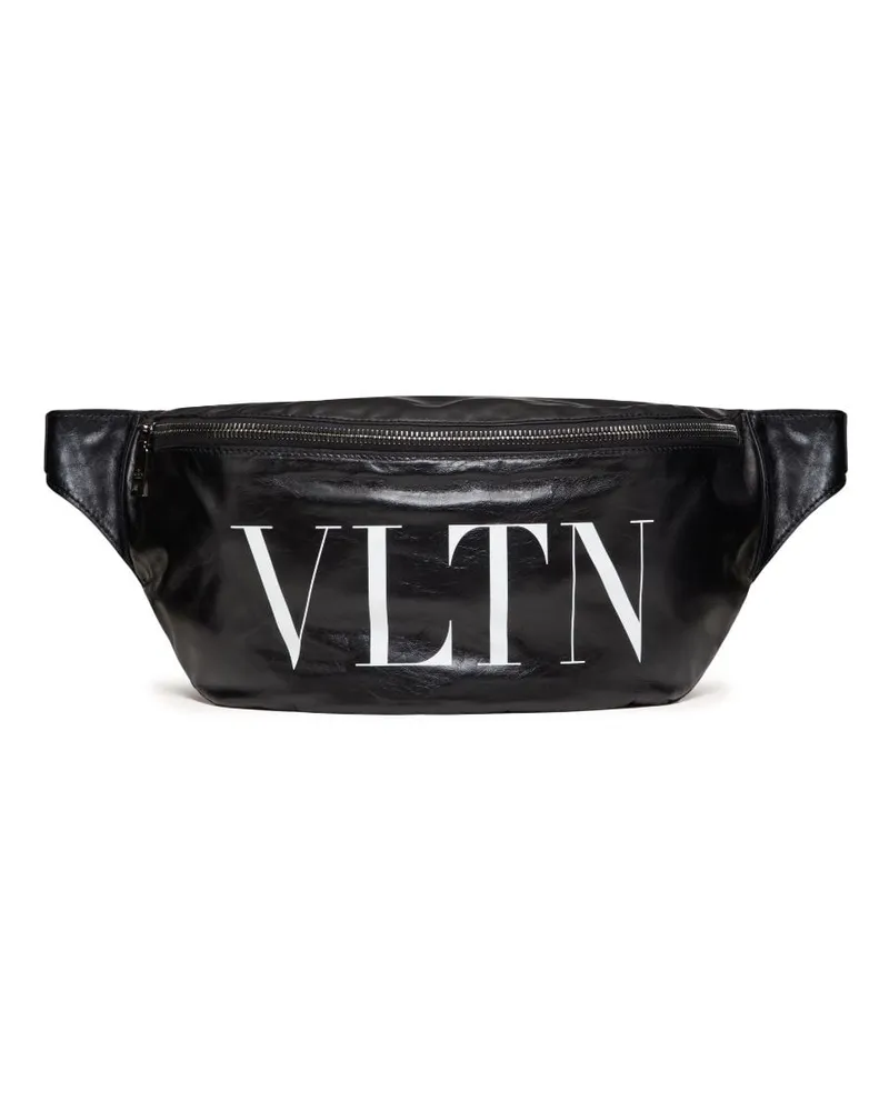 Valentino Garavani Gürteltasche mit Logo-Print - Schwarz Schwarz
