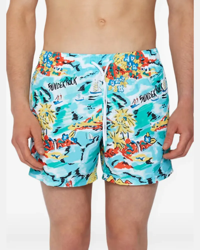 Sundek Sea Badeshorts - Blau Blau
