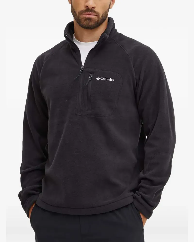 Columbia Sportswear Company Trek III Fleecepullover mit kurzem Reißverschluss - Schwarz Schwarz