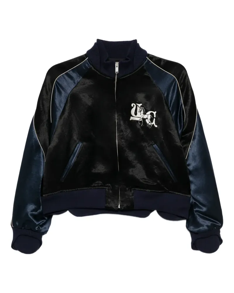 Undercover Bestickte Bomberjacke - Schwarz Schwarz