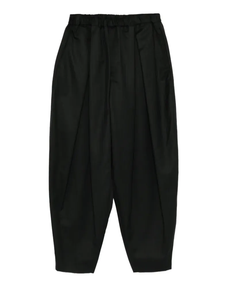 Comme des Garçons pleated trousers - Schwarz Schwarz