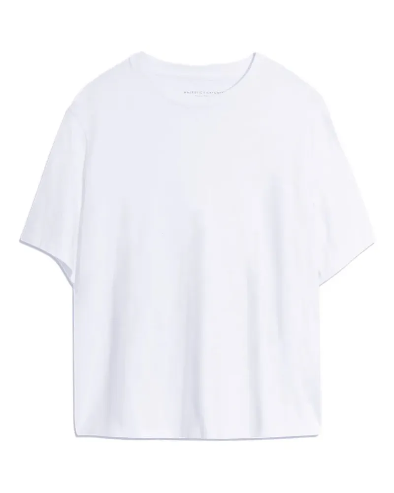 Majestic cotton T-shirt - Weiß Weiß