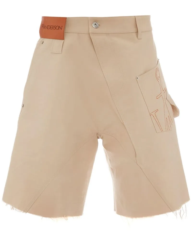 J.W.Anderson Chino-Shorts mit verdrehter Naht - Nude Nude