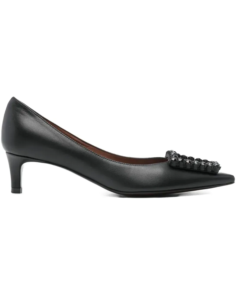FESTA Milano Lolita Pumps mit Kristallen - Schwarz Schwarz