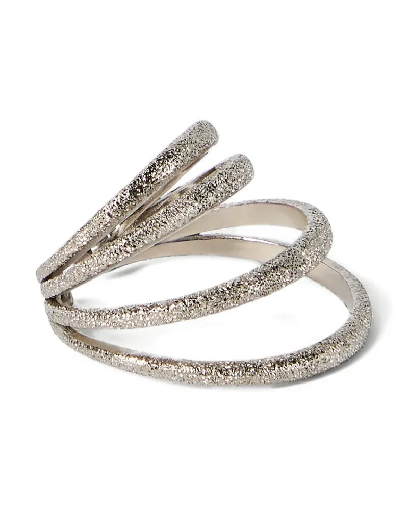 Brunello Cucinelli textured ear cuff - Silber Silber