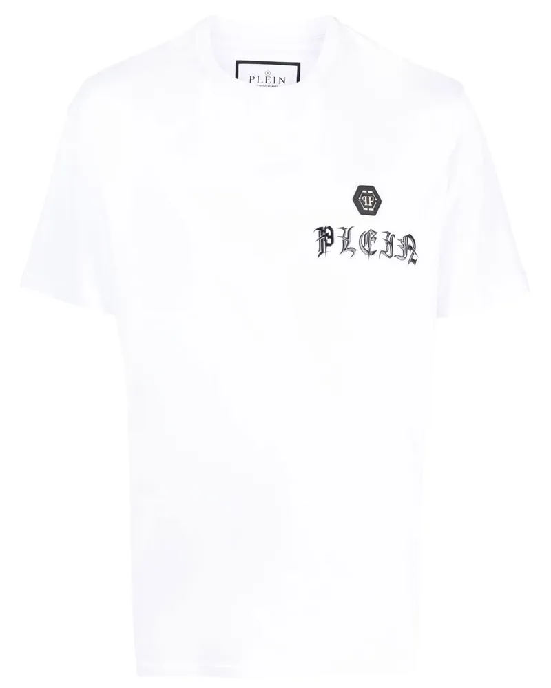 Philipp Plein T-Shirt mit Logo-Print - Weiß Weiß