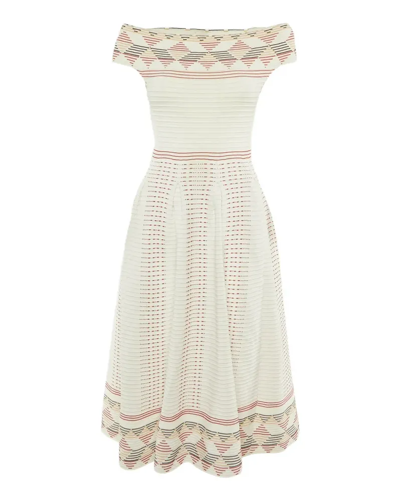 Maje Schulterfreies Remord Midikleid - Nude Nude