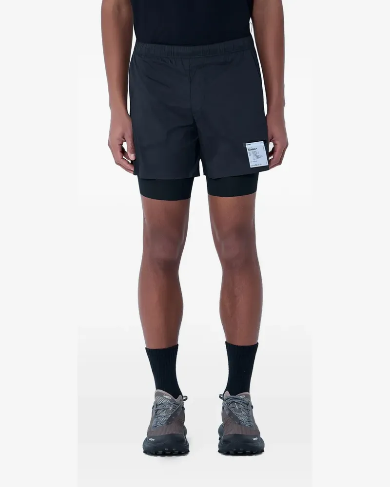 Satisfy elasticated waistband-compression shorts - Schwarz Schwarz