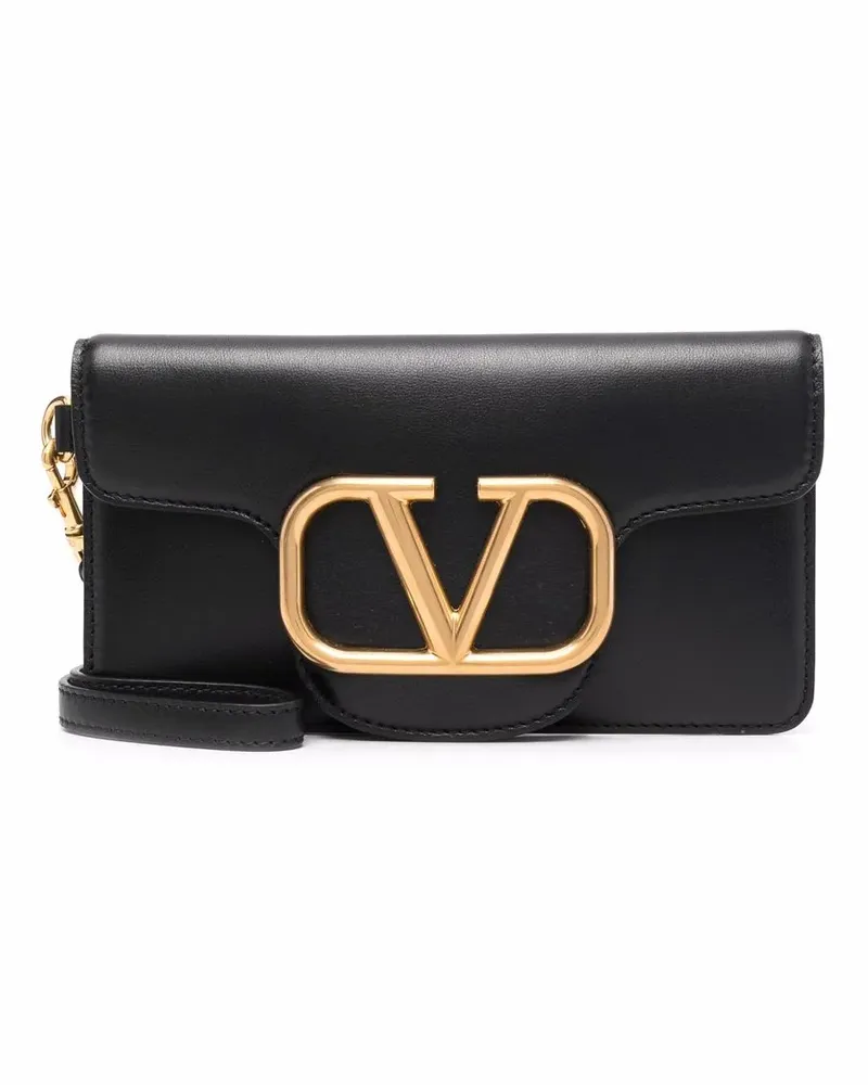 Valentino Garavani Portemonnaie mit VLOGO - Schwarz Schwarz