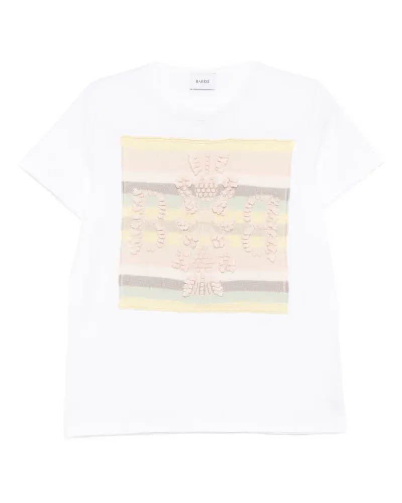 Barrie T-Shirt aus Kaschmir - Weiß Weiß