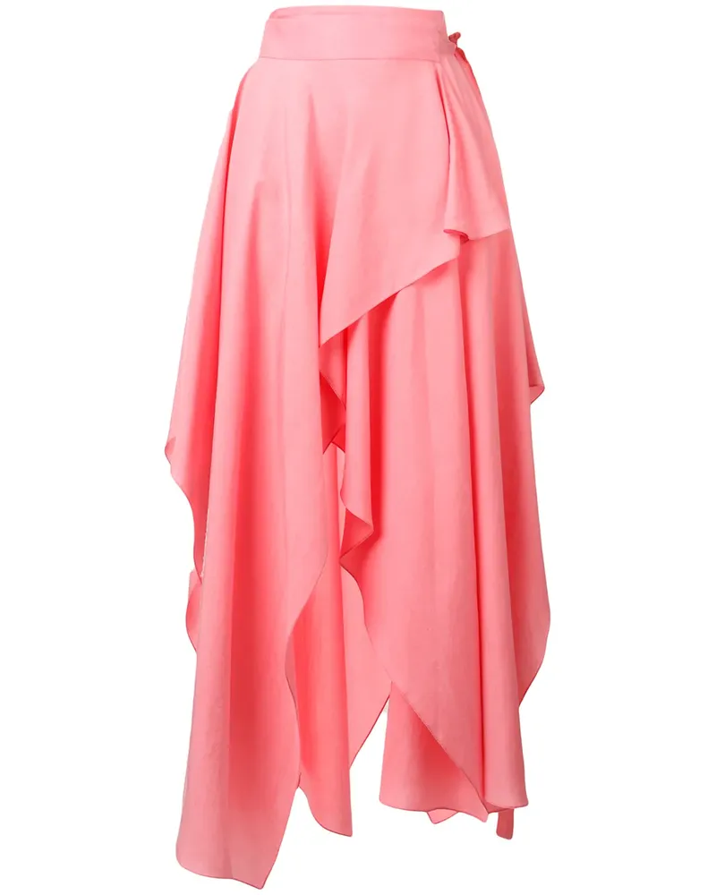 J.W.Anderson Rock mit Zipfelsaum - Rosa Rosa