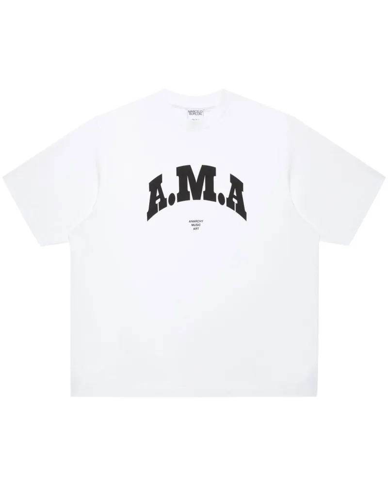 Marcelo Burlon | County of Milan AMA T-Shirt - Weiß Weiß
