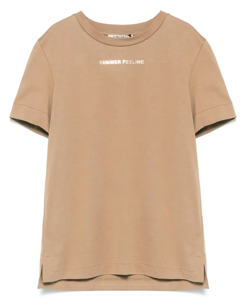 Max Mara Max Mara Lusso T-Shirt - Braun Braun
