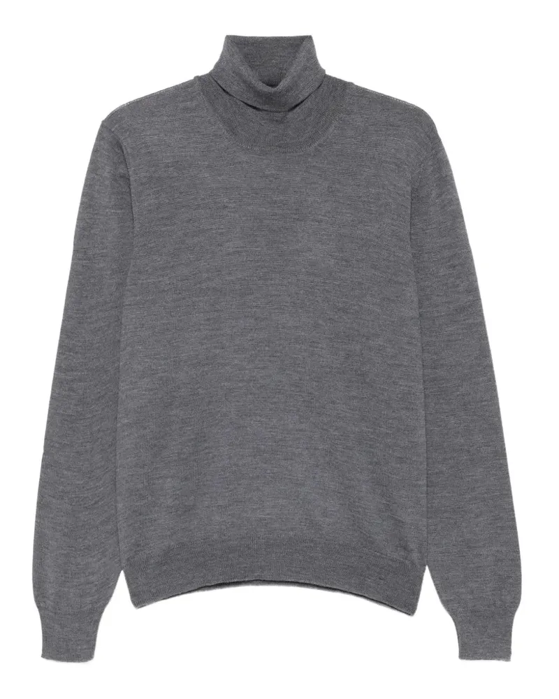 La Fileria Gestrickter Rollkragenpullover - Grau Grau