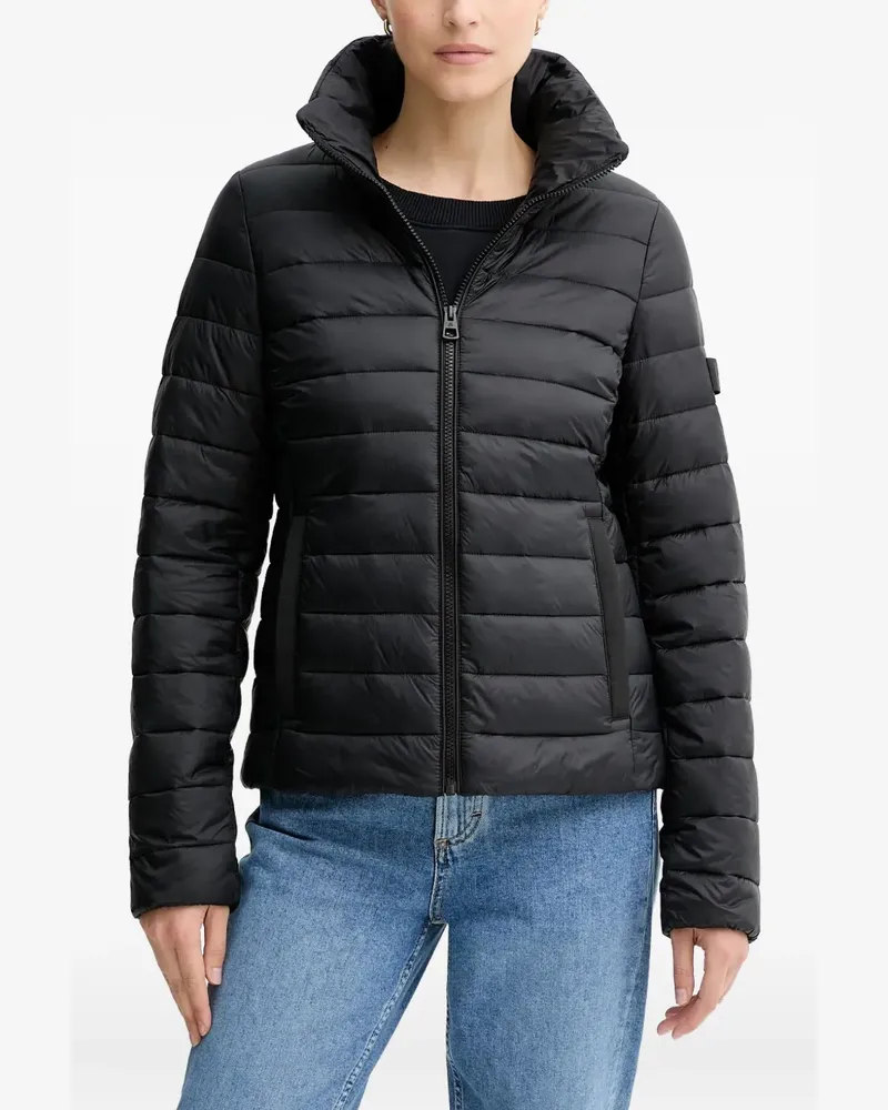 Marc O'Polo quilted funnel-neck jacket - Schwarz Schwarz