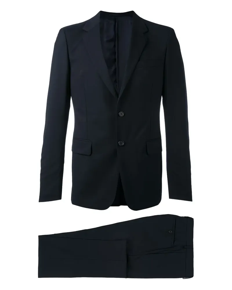 Prada Einreihiger Anzug - Blau Blau