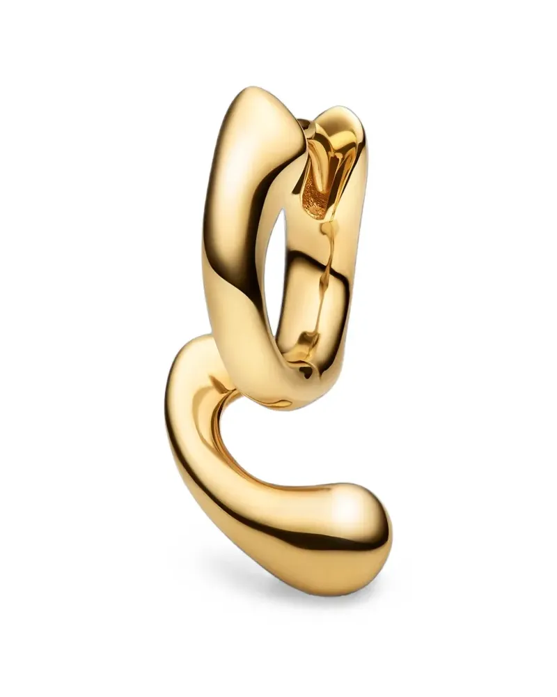 Maria Black Coily huggie earring - Gold Gold