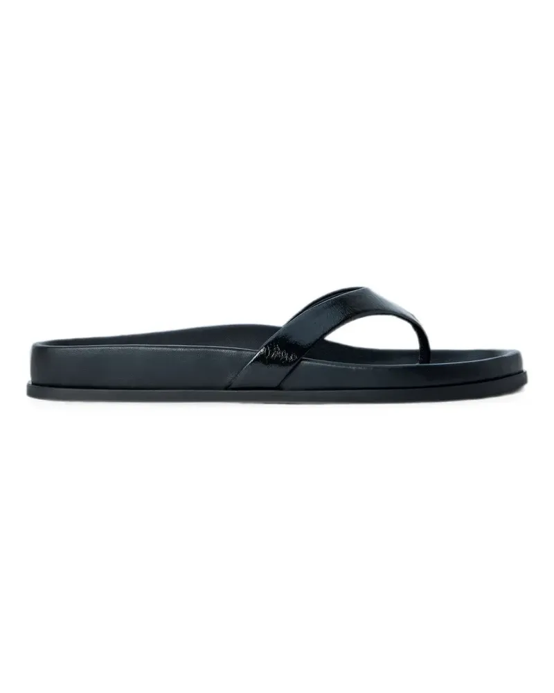 Totême Sandalen aus Leder - Schwarz Schwarz